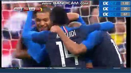 Thomas Lemar Goal - France 2-0 Colombia - 23.03.2018 HD