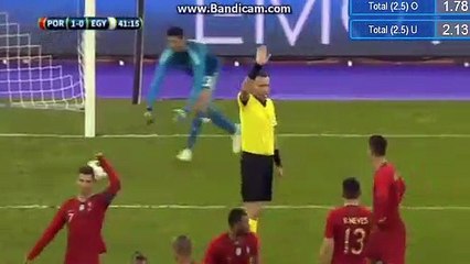 Rolando Disallowed Goal HD - Portugal vs Egypt -  Friendlies - 23/03/2018 HD