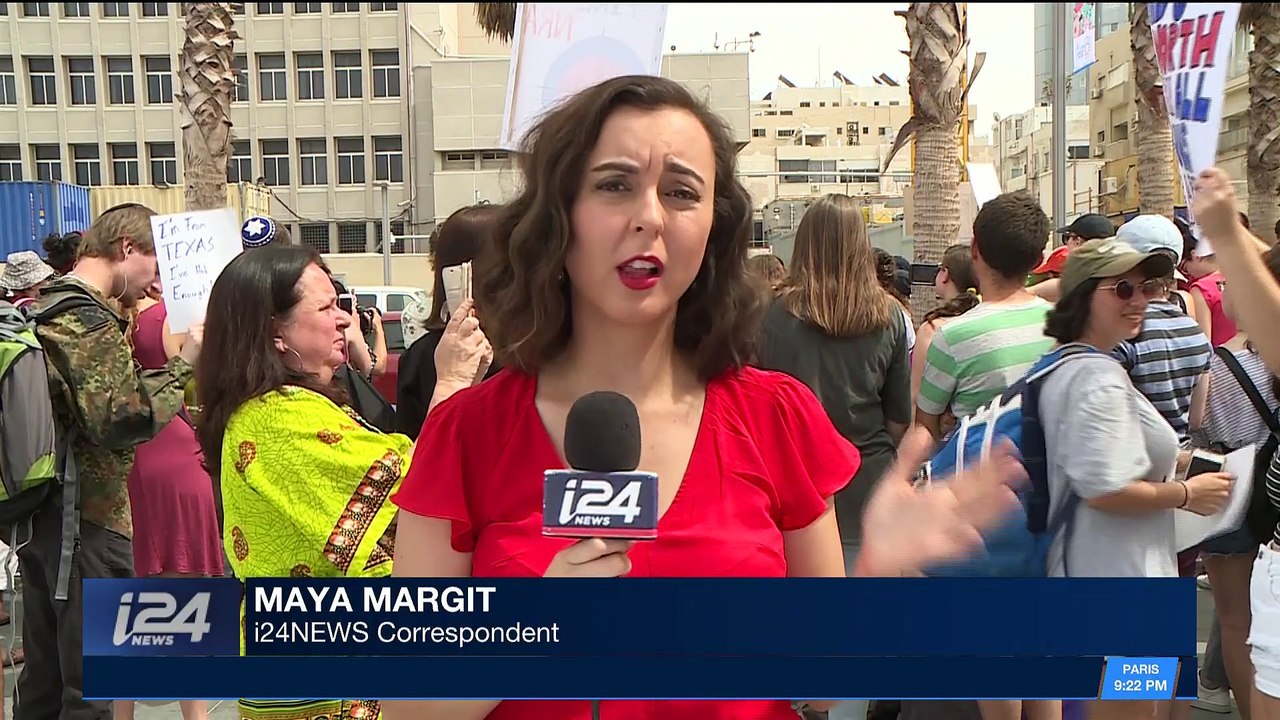 i24NEWS DESK | Israel: Americans rally for stricter gun laws | Friday, March 23rd 2018