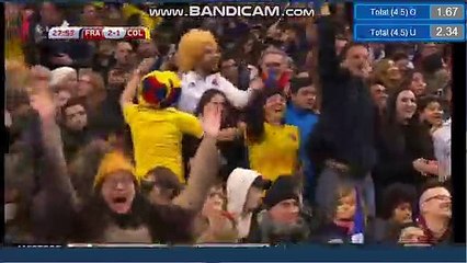 Luis Muriel Goal HD - France 2-1 Colombia 23.03.2018