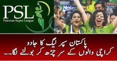 PSL final magic began, People in karachi are super excited for it