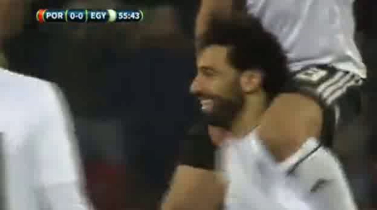 Mohamed Salah Goal - Portugal 0-1 Egypt 23-03-2018