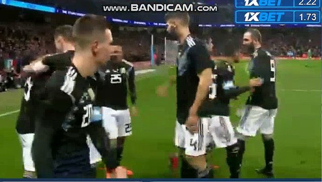 Ever Banega Goal Argentina 1-0 Italy