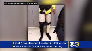 Airline Worker Gets Caught With 9 Pounds Of Cocaine Taped To His Legs!