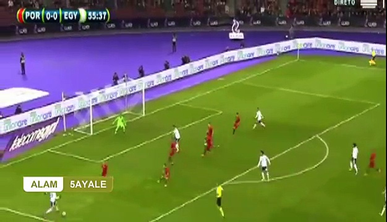 اهداف مباراة مصر والبرتغال 1-0 "مباراة ودية " هدف محمد صلاح اليوم 23\3\2018