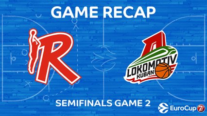 Highlights: Grissin Bon Reggio Emilia - Lokomotiv Kuban Krasnodar