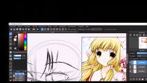 How to Draw/Drawing Chii from Chobits MediBang