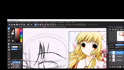 How to Draw/Drawing Chii from Chobits MediBang