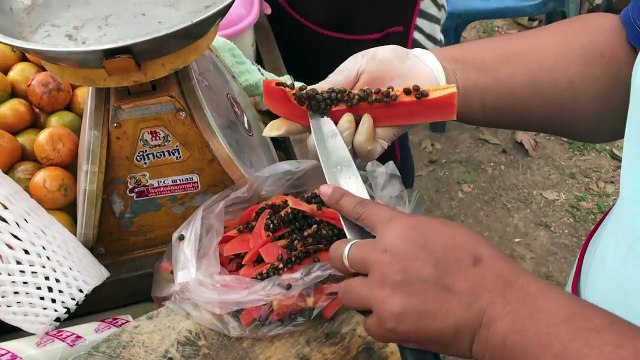 FRUIT NINJA _ Amazing Fruits Cutting Skills _@Indian Street food