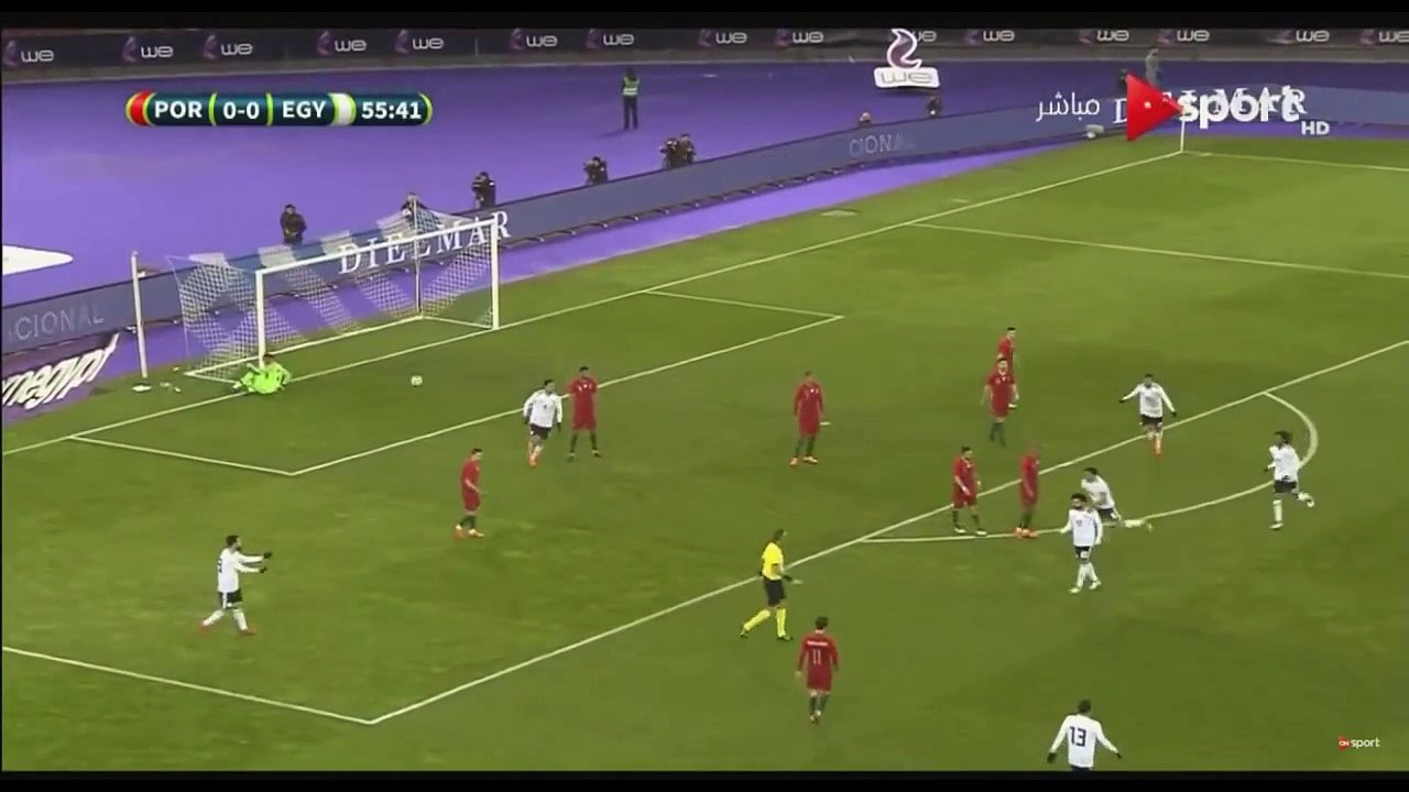 Mohamed Salah Goal ✔ Portugal vs Egypt 2-1 ✔ Friendly Match 23/03/2018