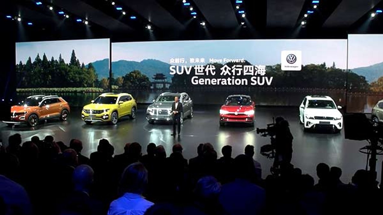 Weltpremiere des neuen VW Touareg in Peking
