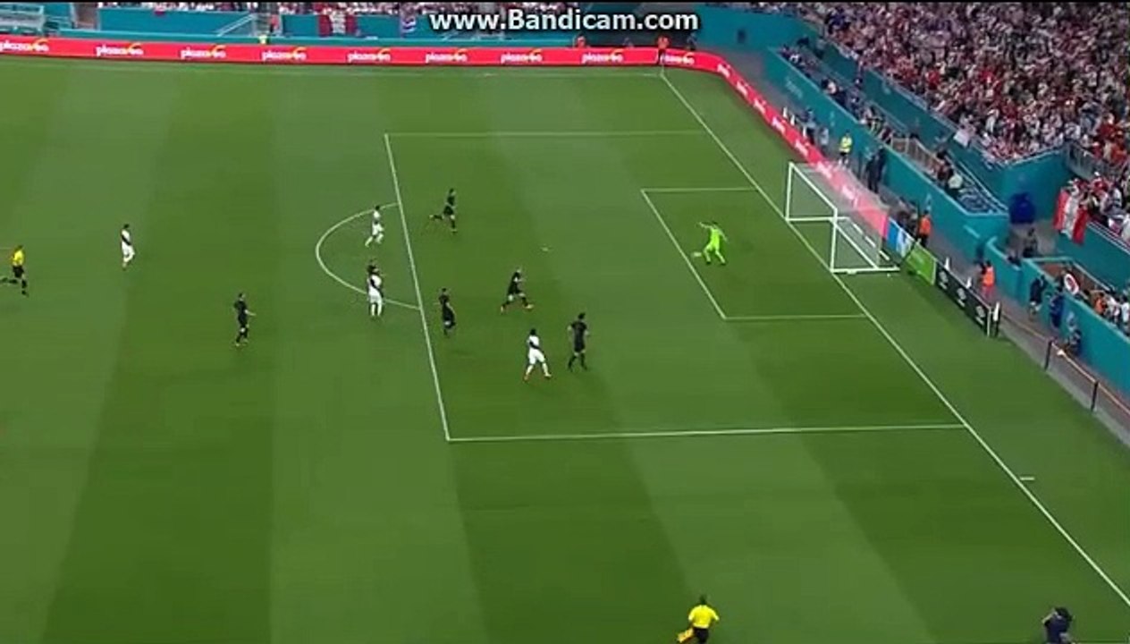 Goal Andre Carillo (1-0) Peru vs Croatia