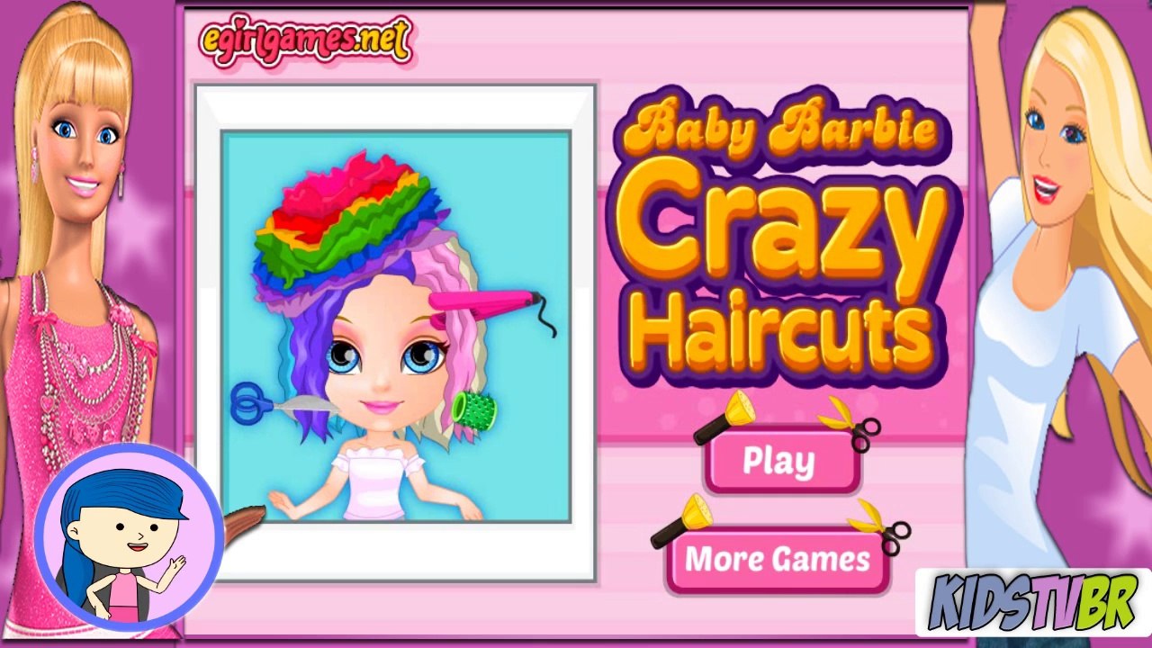 BARBIE BEBE VAI MUDAR O PENTEADO | BABY BARBIE CRAZY HAIRCUTS GAMES | JOGOS BARBIE | KIDS TV BR | EPISÓDIO COMPLETO