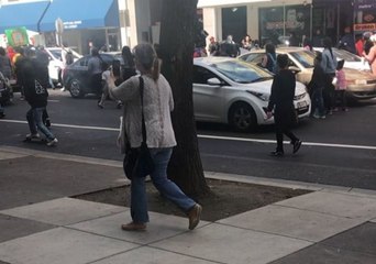 Tải video: Protesters Stop Traffic During Second Day of Stephon Clark Demonstrations