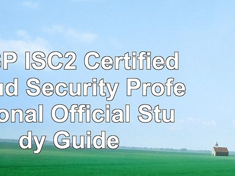 CCSP ISC2 Certified Cloud Security Professional Official Study Guide 107ffc78