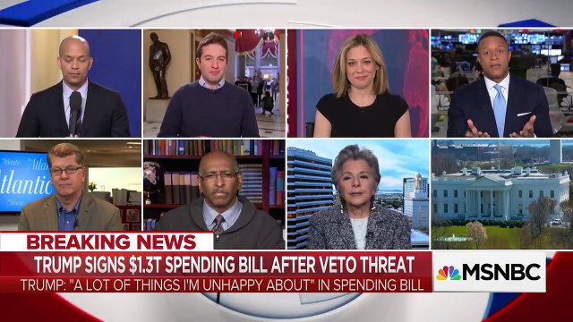 President Donald Trump Signs $1.3 Trillion Spending Bill After Veto Threat - MSNBC - YouTube