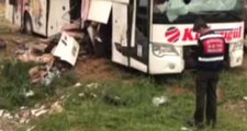 Şoförü Kalp Krizi Geçiren Yolcu Otobüsü Şarampole Devrildi: 4 Ölü, 34 Yaralı