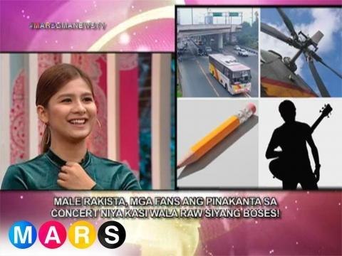 Mars Mashadow: Male rakista, fans ang pinakanta sa concert niya dahil wala siyang boses!