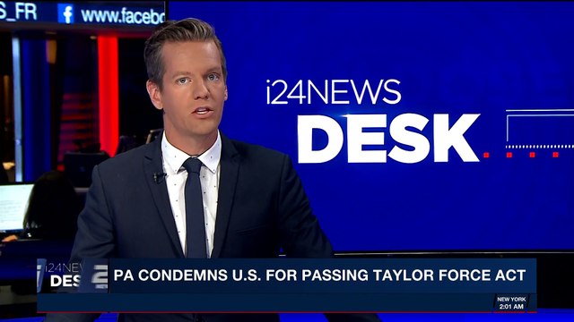 i24NEWS DESK | PA condemns U.S. for passing Taylor Force act | Saturday, March 24th 2018