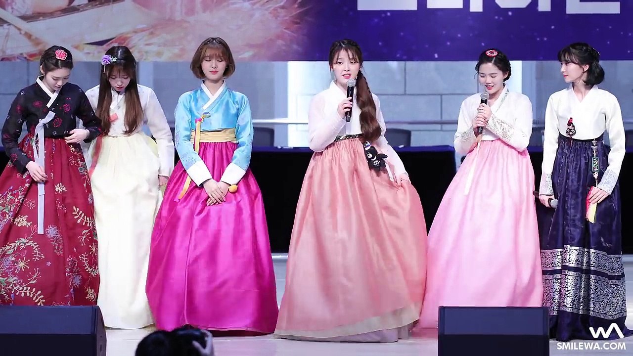 Korean couple kiss drama #6 180218 오마이걸 승희 '오빠야' 민요 Ver. + 강의() 4K 직캠 @설날 한복 팬사인회 4K Fancam by -wA-