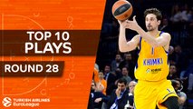 Top 10 Plays  - Turkish Airlines EuroLeague Regular Season Round 28