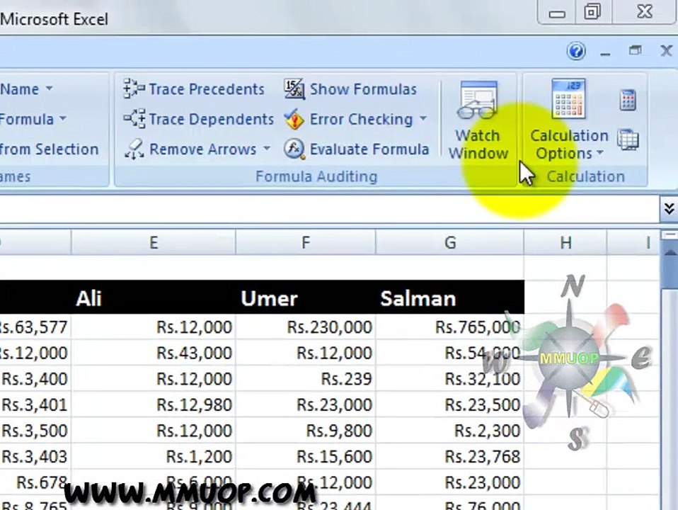 Lecture 16. Formula Auditing And Calculation Group-8