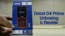 Detel D4 Prime Unboxing and Review - GIZBOT HINDI