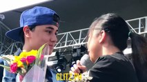 Edward Barber surprise Maymay Entrata with flowers at Lubao