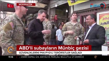 Güvenliklerini PKK/PYD'li teröristler sağladı