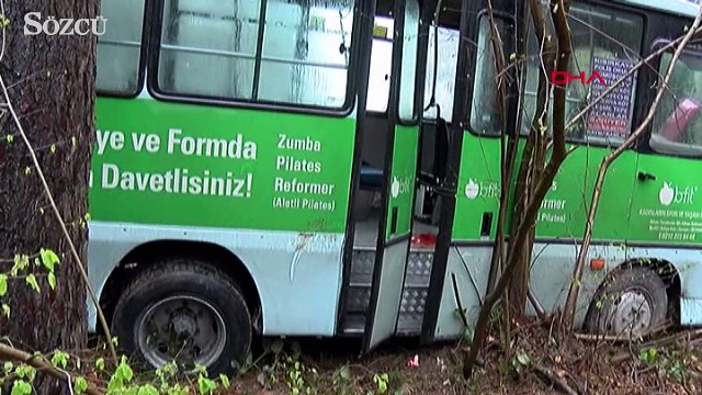 Sarıyer'de yolcu minibüsü kaza yaptı: 5 yaralı