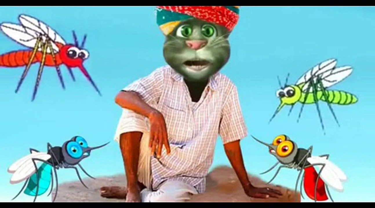 Talking Tom गा रहा है तंग करने वाले मच्छरोपर गाना ( 360 X 640 )