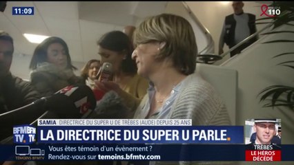 "C'était une tragédie, on se sent impuissant", la directrice du Super U de Trèbes parle