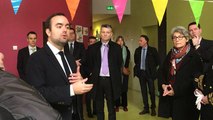 Visite du secretaire d’Etat Sebastien Lecornu à Lisieux