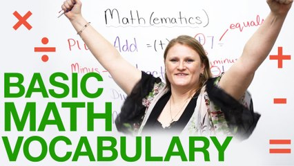 Essential Math Vocabulary in English 📚