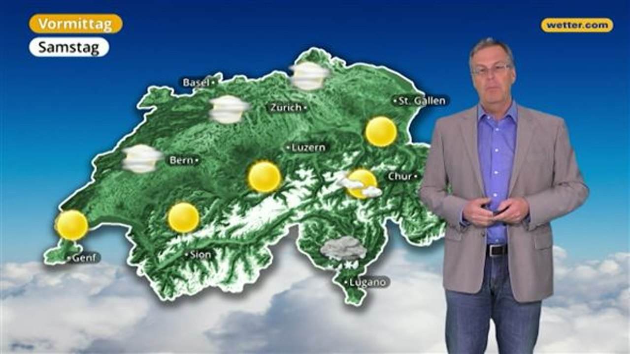 Das Wetter in der Schweiz am 24. März 2018