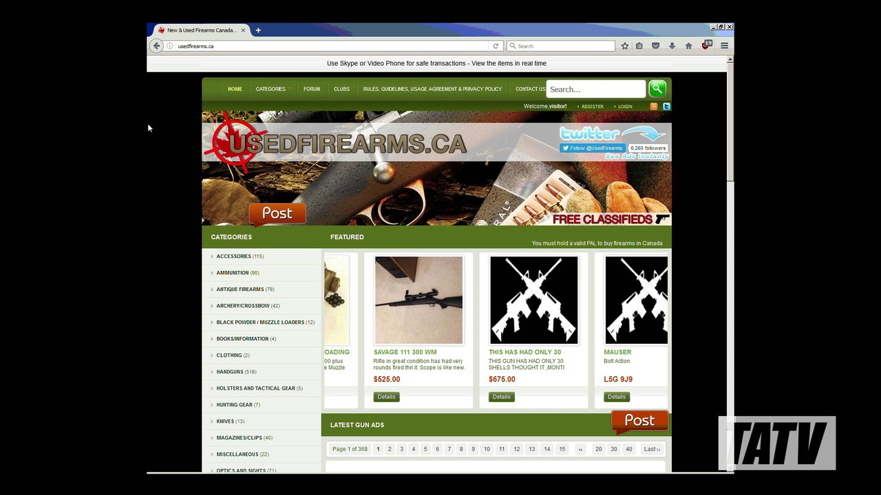 Avoiding Fraud on Canadian Classified Ad Gun Sites