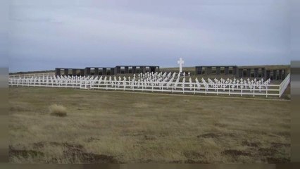 Britischer Soldat wird in Argentinien geehrt