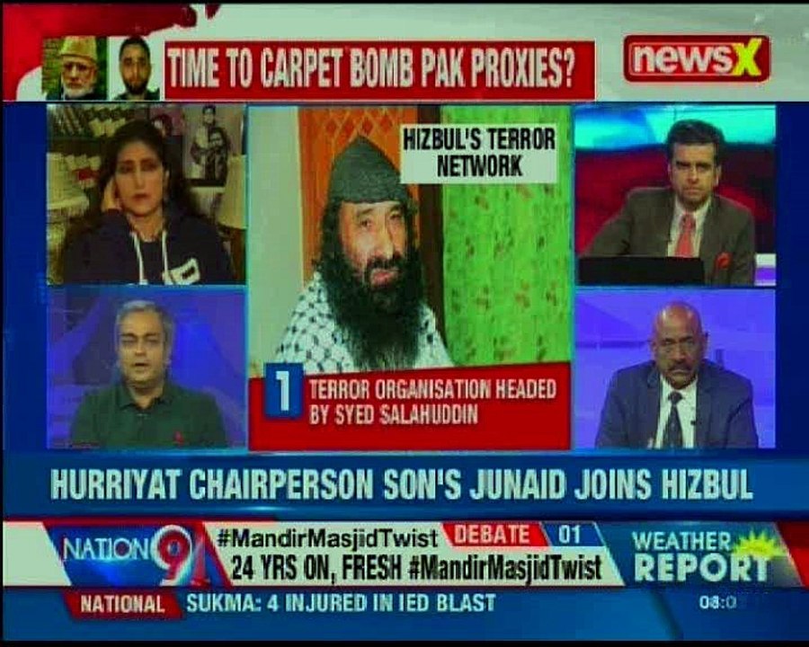 Hurriyat unmasked: Separatist Sehrai's son face of terror; time to carpet bomb Pak proxies?