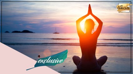 ‏ما هي نصائح هيا لكل شخص يريد أن يبدا بحضور صفوف يوغا؟ ‎