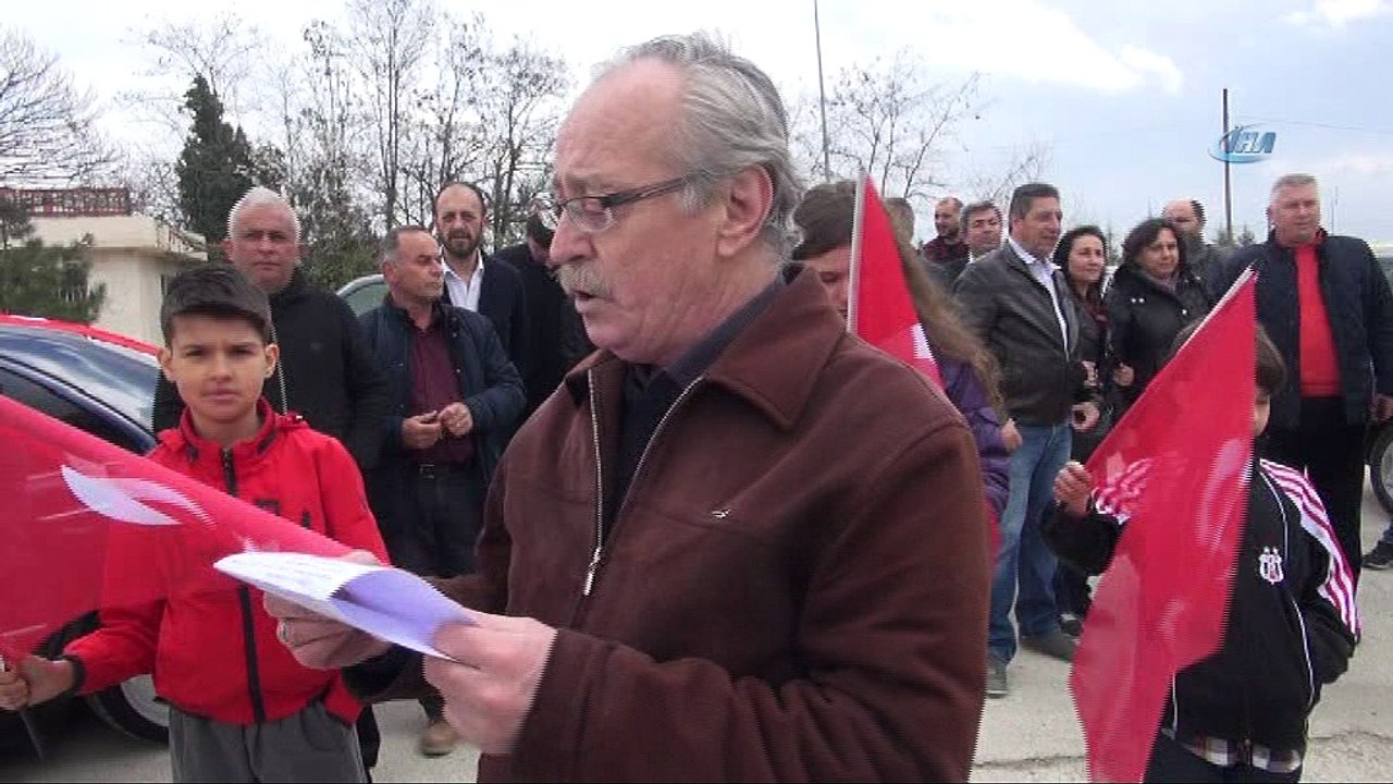 Mehmetçik için araç konvoyu düzenlendi