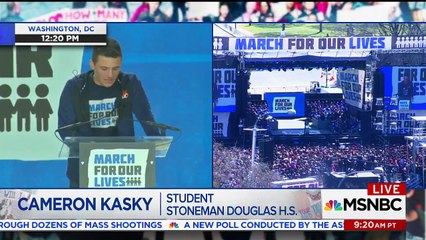 'Stand for us because the voters are coming': Parkland student's powerful threat to Washington to 'represent us or get out'