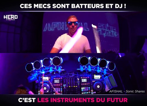 Oublies la flute à bec, ils sont batteurs et DJ, on a les instruments du futur ! Merci AFISHAL