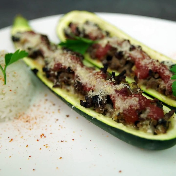Des courgettes farcies, une recette gourmande mais légère !▶️ La recette :