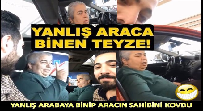 YANLIŞ ARABAYA BİNİP ARACIN SAHİBİNİ KOVDU
