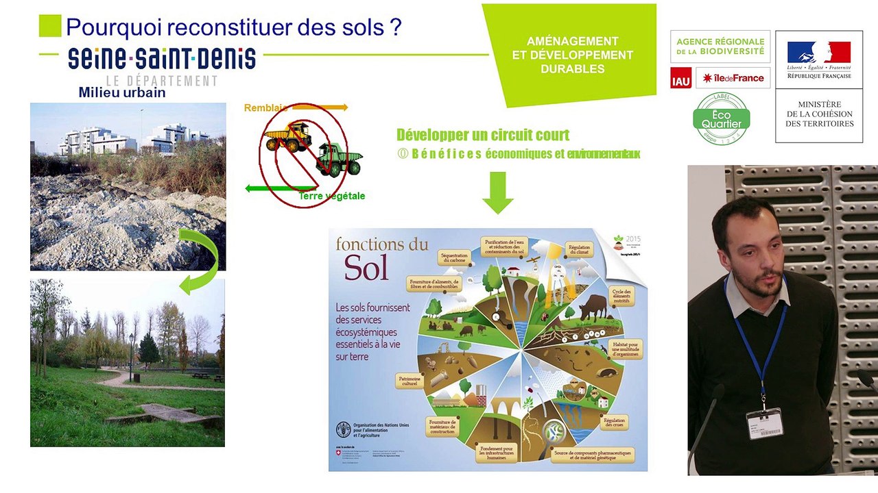 Rencontre "Toitures végétalisées et biodiversité" - Mehdi AZDOUD (Département de Seine-Saint-Denis)