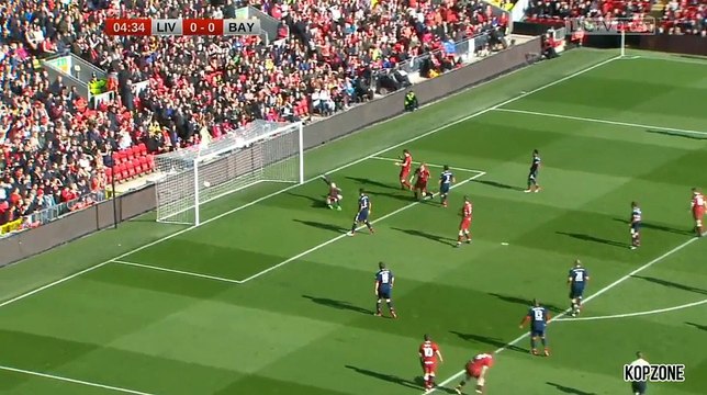 Dirk Kuyt Goal - Liverpool Legends 1-0 Bayern Legends - 24/03/18