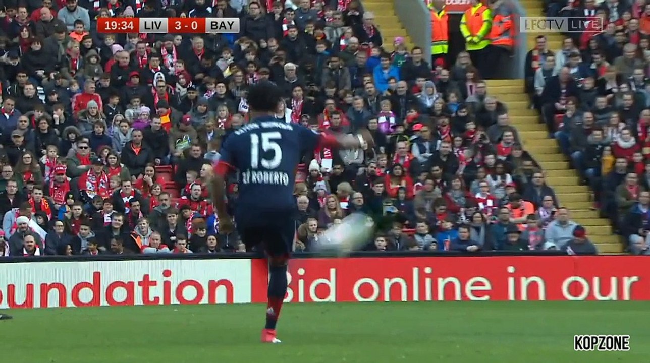 Luca Toni Goal - Liverpool Legends 3-1 Bayern Legends - 24/03/18