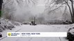 Marcher dans Central Park recouvert de neige ! New York 2018