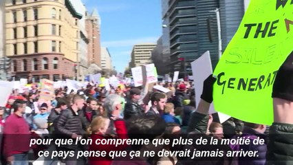 Les Américains en masse contre les armes à feu