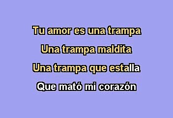 Ana Barbara - La trampa (Karaoke)